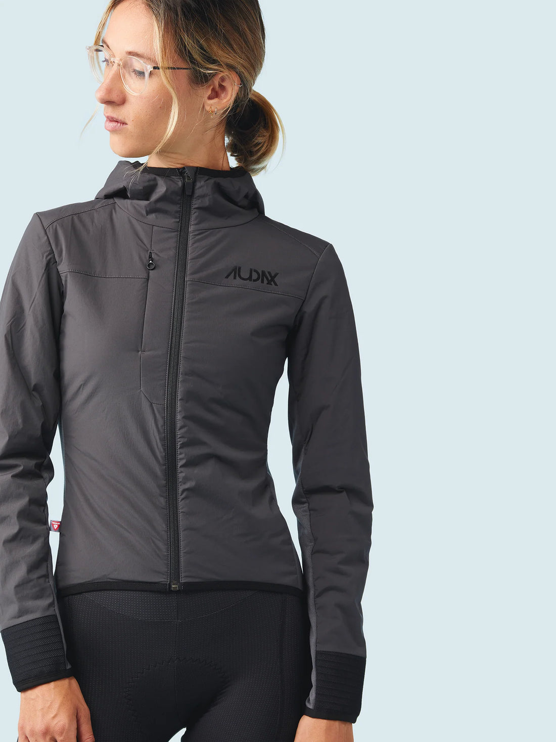 Café du Cycliste Zelie Women's Thermal Jacket Thermo Fahrradjacke Anthracite