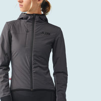 Café du Cycliste Zelie Women's Thermal Jacket Thermo Fahrradjacke Anthracite