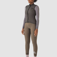 Café du Cycliste Edith Women's Cycling Gilet Windweste Charcoal