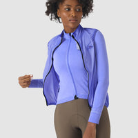Café du Cycliste Edith Women's Cycling Gilet Windweste Verbena
