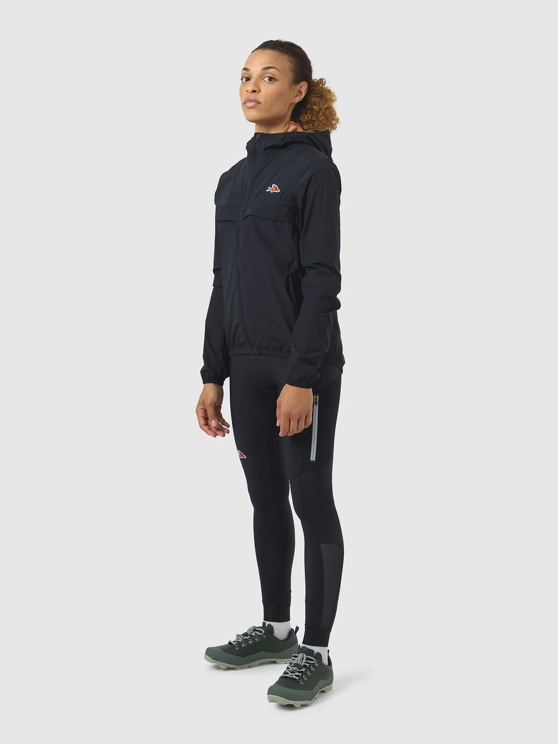 Café du Cycliste Ilona Women's Windproof Jacket Wind Fahrradjacke Black
