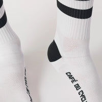 Café du Cycliste Skate Socks Radsocken White / Black