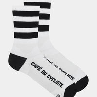 Café du Cycliste Skate Socks Radsocken White / Black