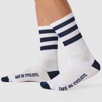 Café du Cycliste Skate Socks Radsocken Navy Blue