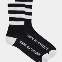 Café du Cycliste Skate Socks Radsocken Black / White