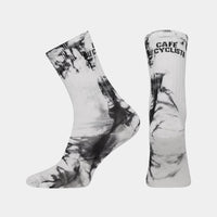 Café du Cycliste Tie Dye Socks Radsocken Black
