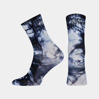Café du Cycliste Tie Dye Socks Radsocken Navy Blue