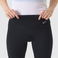 Pantaloncini con bretelle Release Café du Cycliste Sophie da donna neri