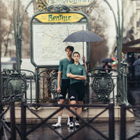 Café du Cycliste Emeline Women's Lightweight Jersey Radtrikot Alpine Green