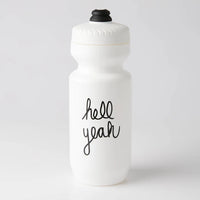 Fingercrossed Bidon 650ml Trinkflasche Hell Yeah White