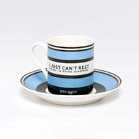 Handmade Cyclist Beryl Burton Espressotasse & Untertasse