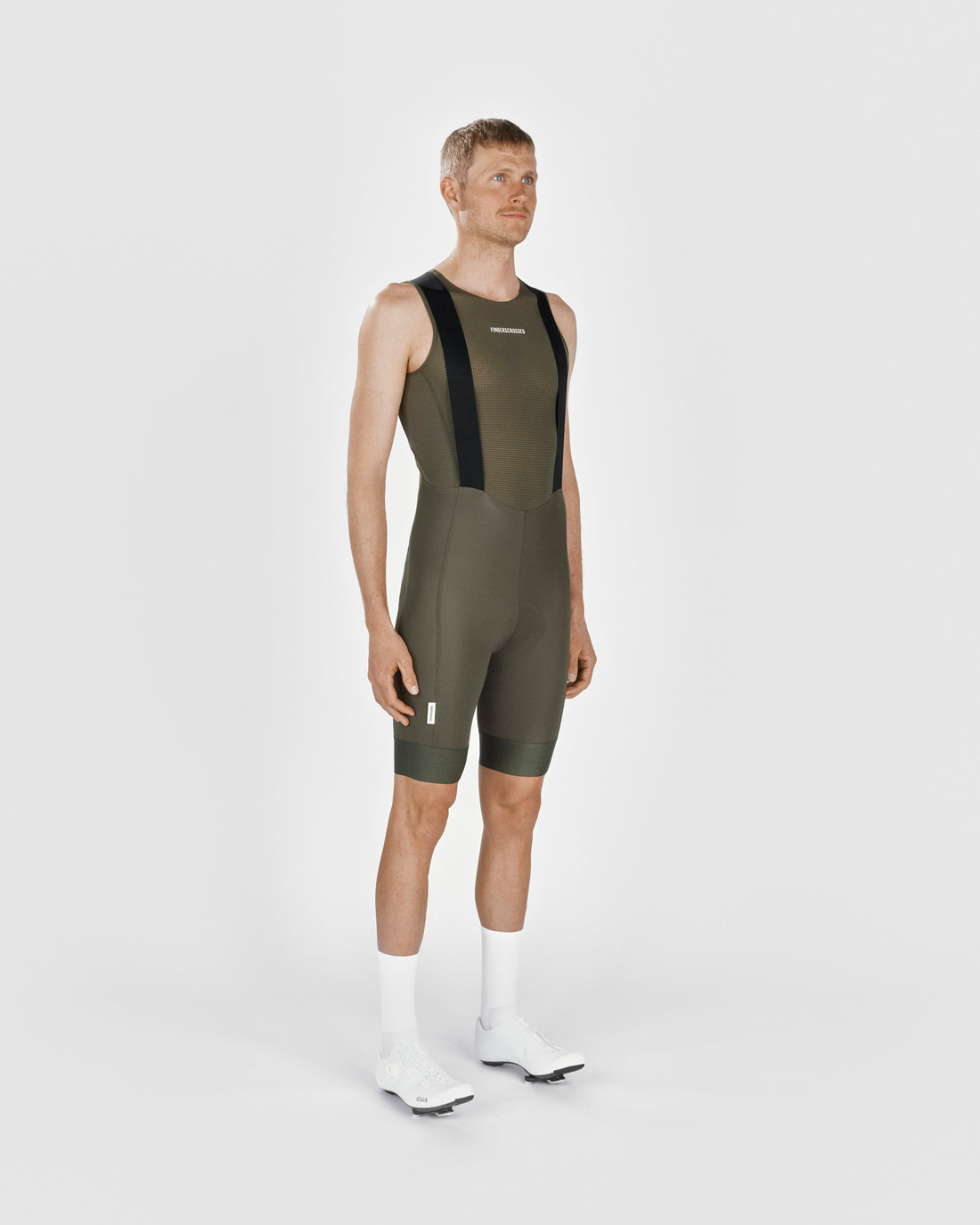 Fingercrossed Road Bib Men Radhose Oliv