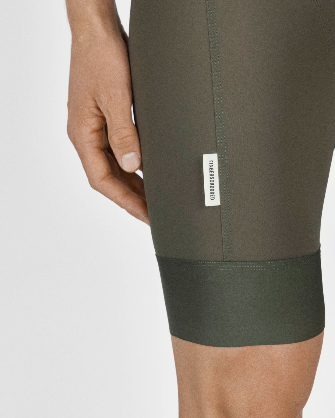 Fingercrossed Road Bib Men Radhose Oliv