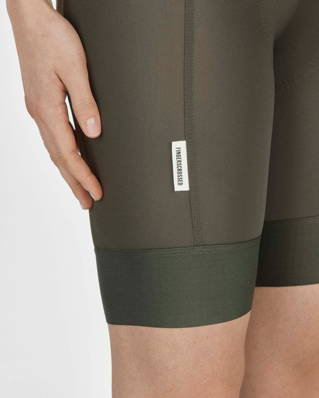 Fingercrossed Road Bib Women Radhose Olive