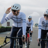 Café du Cycliste Charlie Men's Brushed Long Sleeve Jersey Radtrikot langarm Marinière