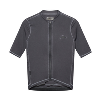 Café du Cycliste Men's Superlight Jersey Laurette Radtrikot Cold Dye Anthracite
