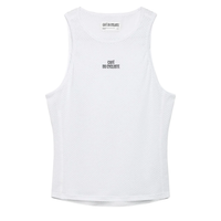 Café du Cycliste Women's Liliane Superlight Base Layer ärmellos White