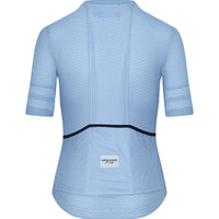 Café du Cycliste Christelle Women's Superlight Cycling Jersey Radtrikot Light Blue