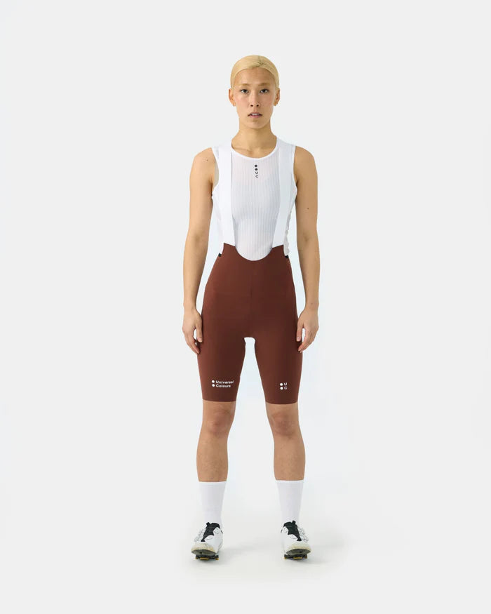 Universal Colours Chroma Women's Bib Short Radhose Brick Red