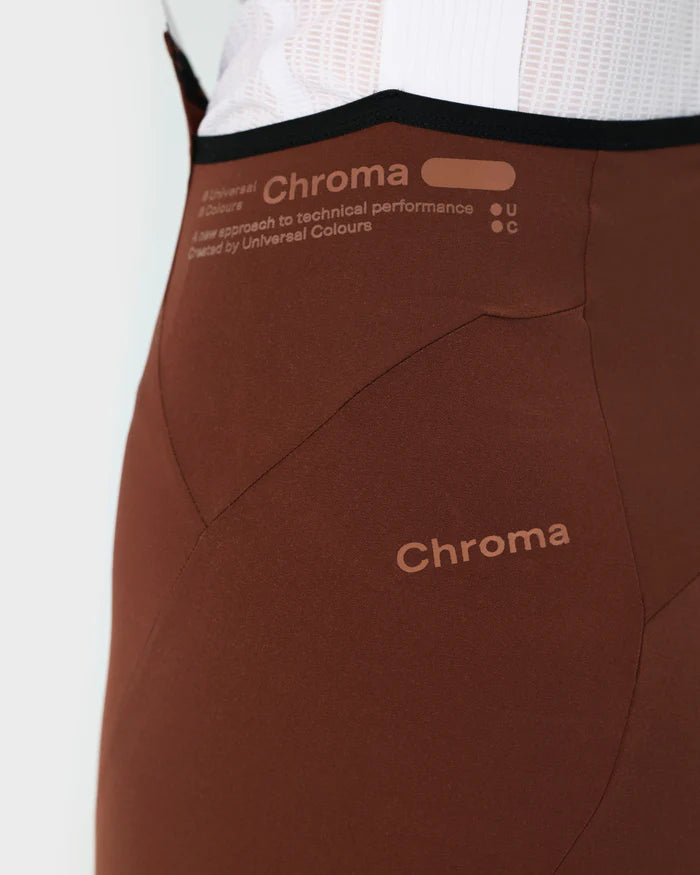 Universal Colours Chroma Women's Bib Short Radhose Brick Red