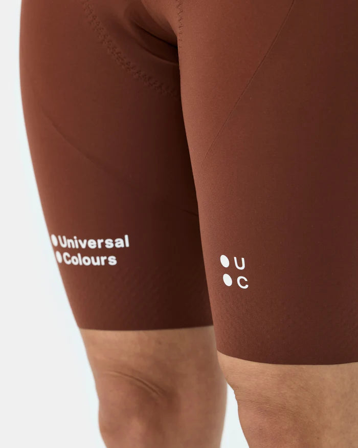 Universal Colours Chroma Women's Bib Short Radhose Brick Red