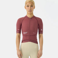 Universal Colours Chroma Women's Short Sleeve Jersey Radtrikot Jaipur Red