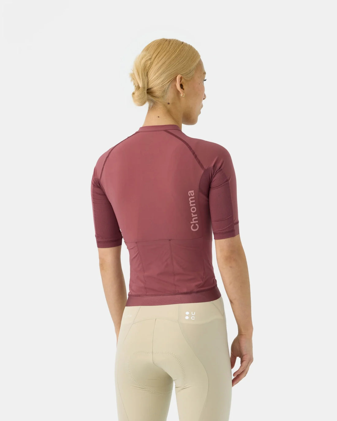 Universal Colours Chroma Women's Short Sleeve Jersey Radtrikot Jaipur Red