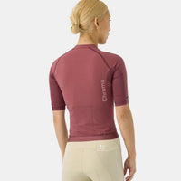 Universal Colours Chroma Women's Short Sleeve Jersey Radtrikot Jaipur Red