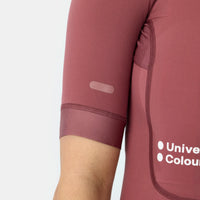 Universal Colours Chroma Women's Short Sleeve Jersey Radtrikot Jaipur Red