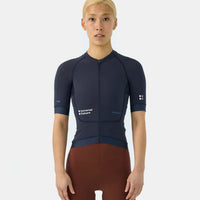 Universal Colours Chroma Women's Short Sleeve Jersey Radtrikot Midnight Blue