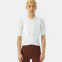 Universal Colours Chroma Women's Short Sleeve Jersey Radtrikot Off White