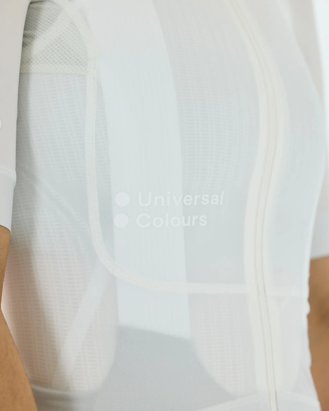 Universal Colours Chroma Women's Short Sleeve Jersey Radtrikot Off White