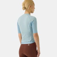 Universal Colours Chroma Women's Short Sleeve Jersey Radtrikot Sky Blue