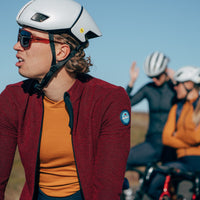 Café du Cycliste Marguerite Men's Long Sleeve Merino Cycling Jersey Radtrikot Dahlia
