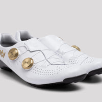 Nimbl Exceed Ultimate Glide Shoes Rennradschuhe White Gold