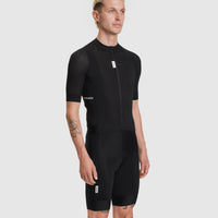 Fingercrossed Road Jersey Super Light Plus Men Radtrikot Black