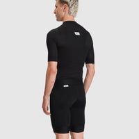 Fingercrossed Road Jersey Super Light Plus Men Radtrikot Black