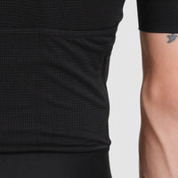 Fingercrossed Road Jersey Super Light Plus Men Radtrikot Black