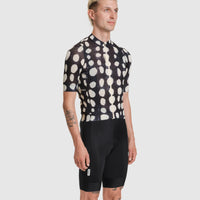 Fingercrossed Road Jersey Super Light Plus Men Radtrikot Dots