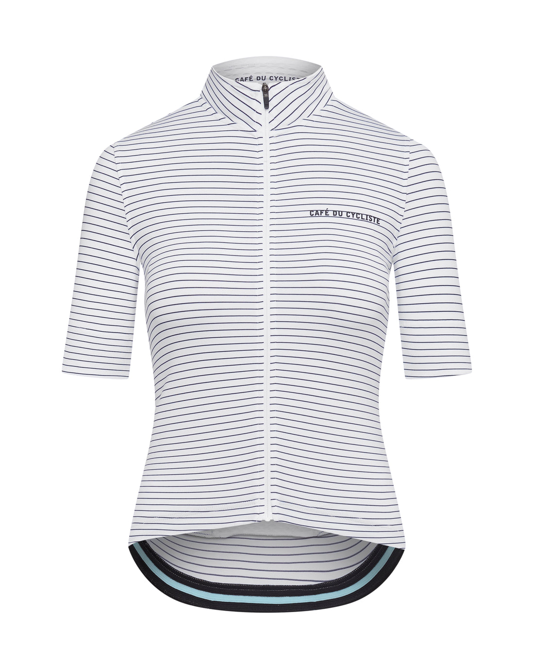 Café du Cycliste Francine Women's Midweight Cycling Jersey Radtrikot White