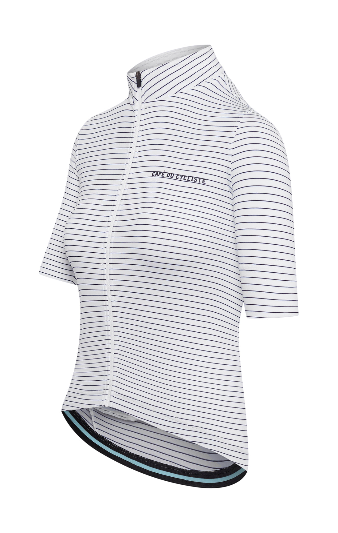 Café du Cycliste Francine Women's Midweight Cycling Jersey Radtrikot White