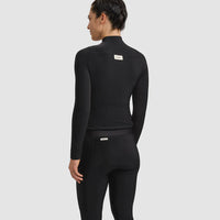 Fingercrossed Road Jersey LS Thermal Women Radtrikot langarm Black