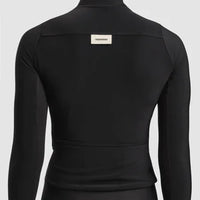Fingercrossed Road Jersey LS Thermal Women Radtrikot langarm Black
