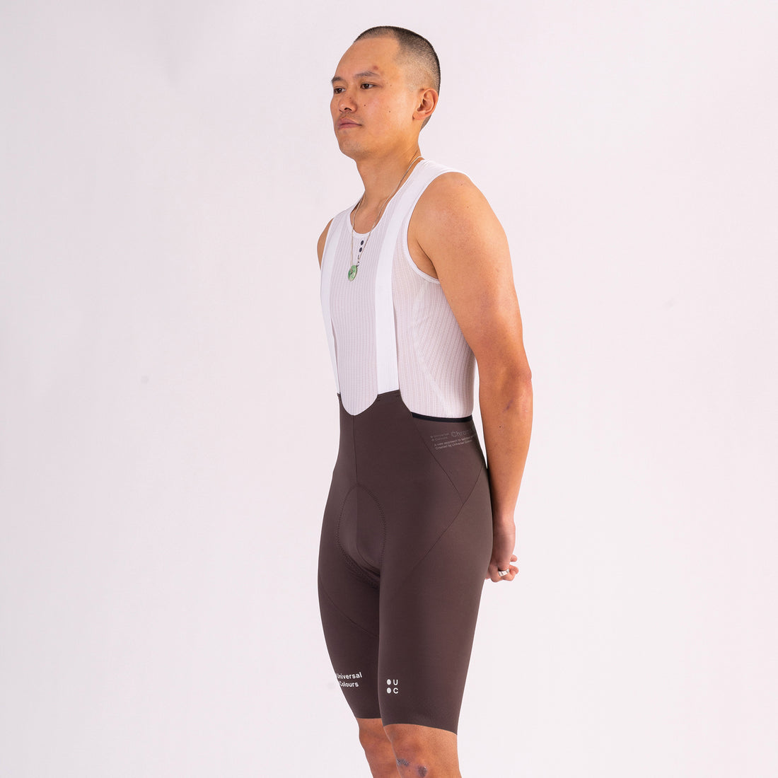 Universal Colours Chroma Men's Bib Short Radhose Heavy Dark Brown