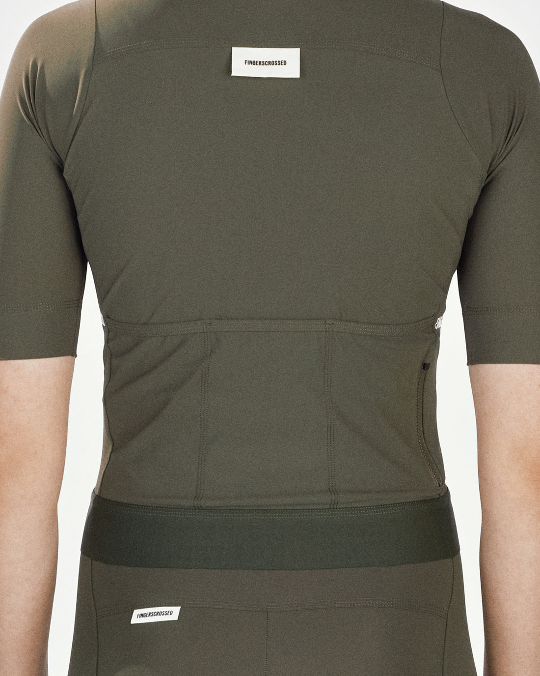 Fingercrossed Road Jersey Women Radtrikot Olive
