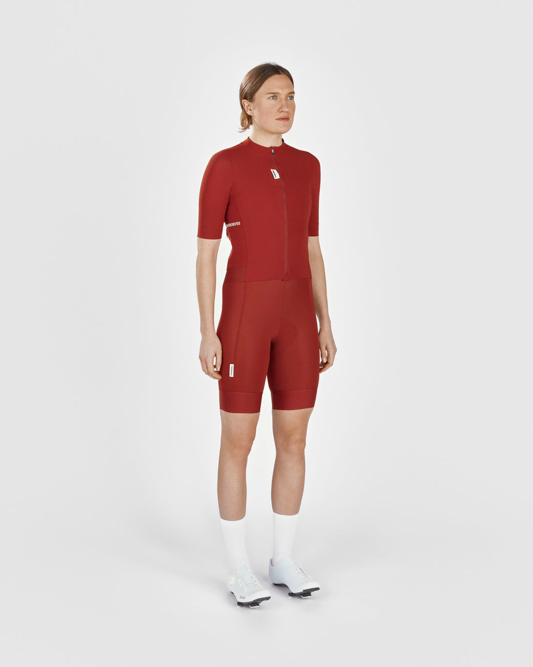 Fingercrossed Road Jersey Women Radtrikot Brick