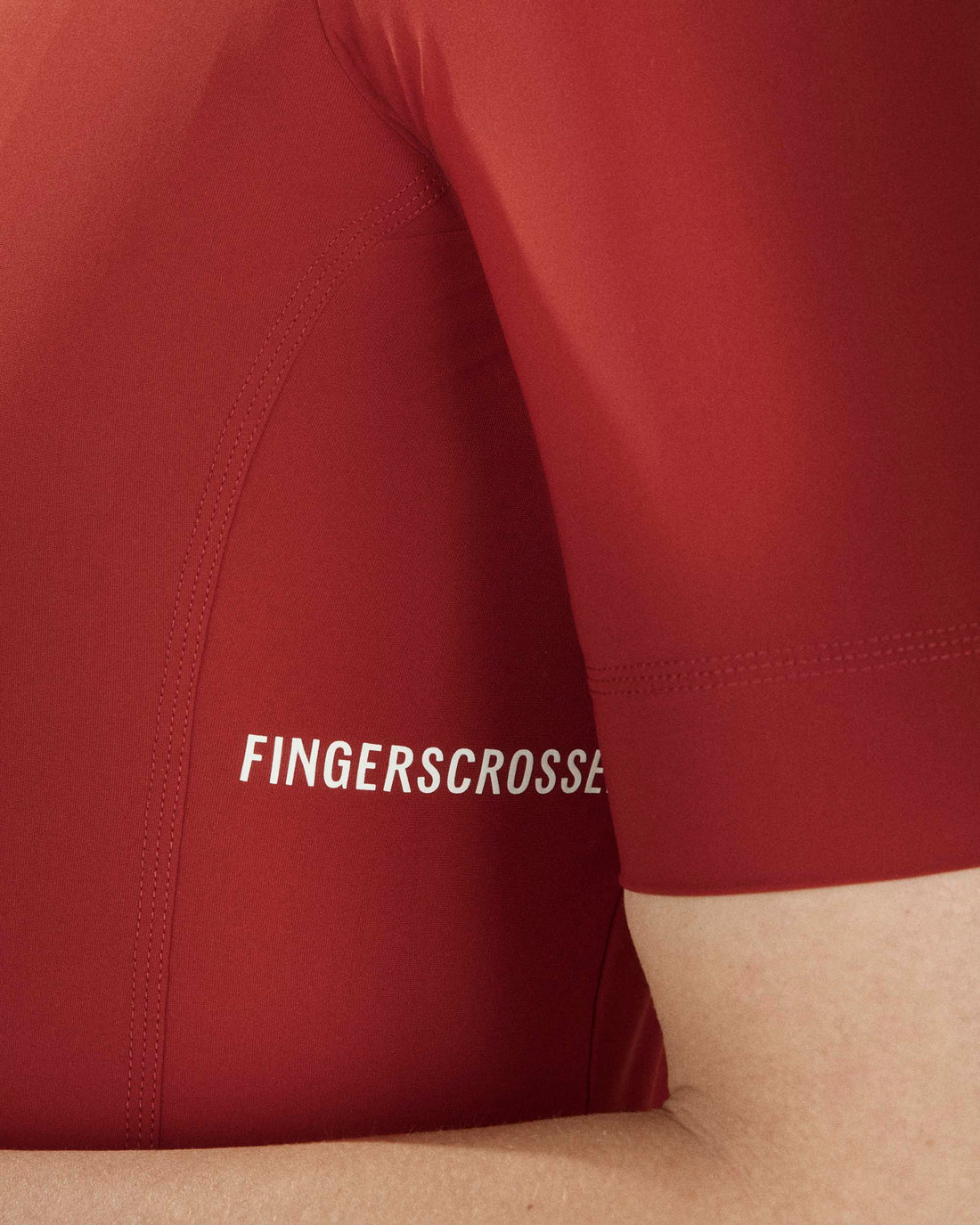 Fingercrossed Road Jersey Women Radtrikot Brick