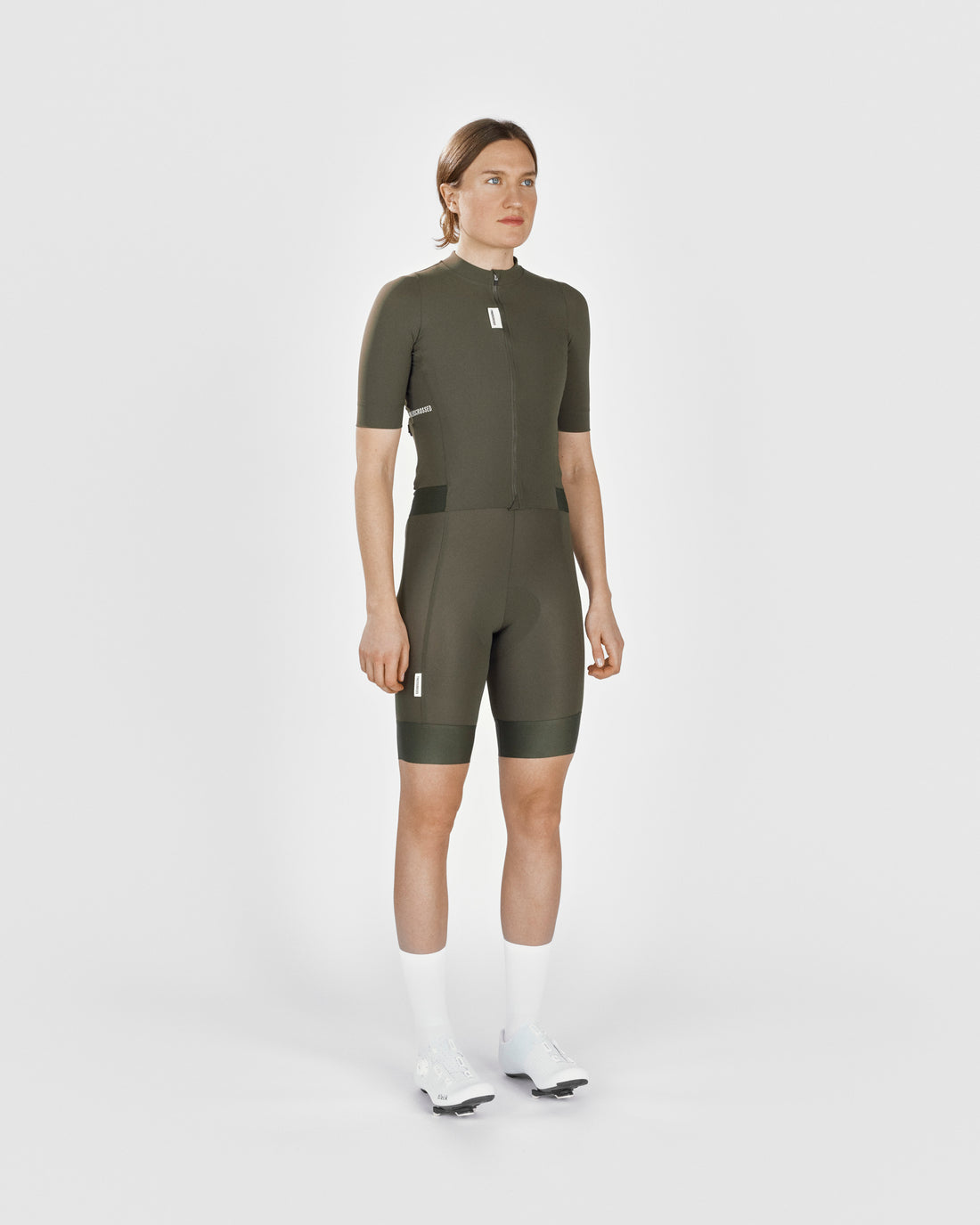 Fingercrossed Road Jersey Women Radtrikot Olive
