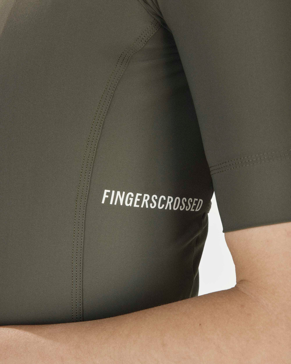 Fingercrossed Road Jersey Women Radtrikot Olive