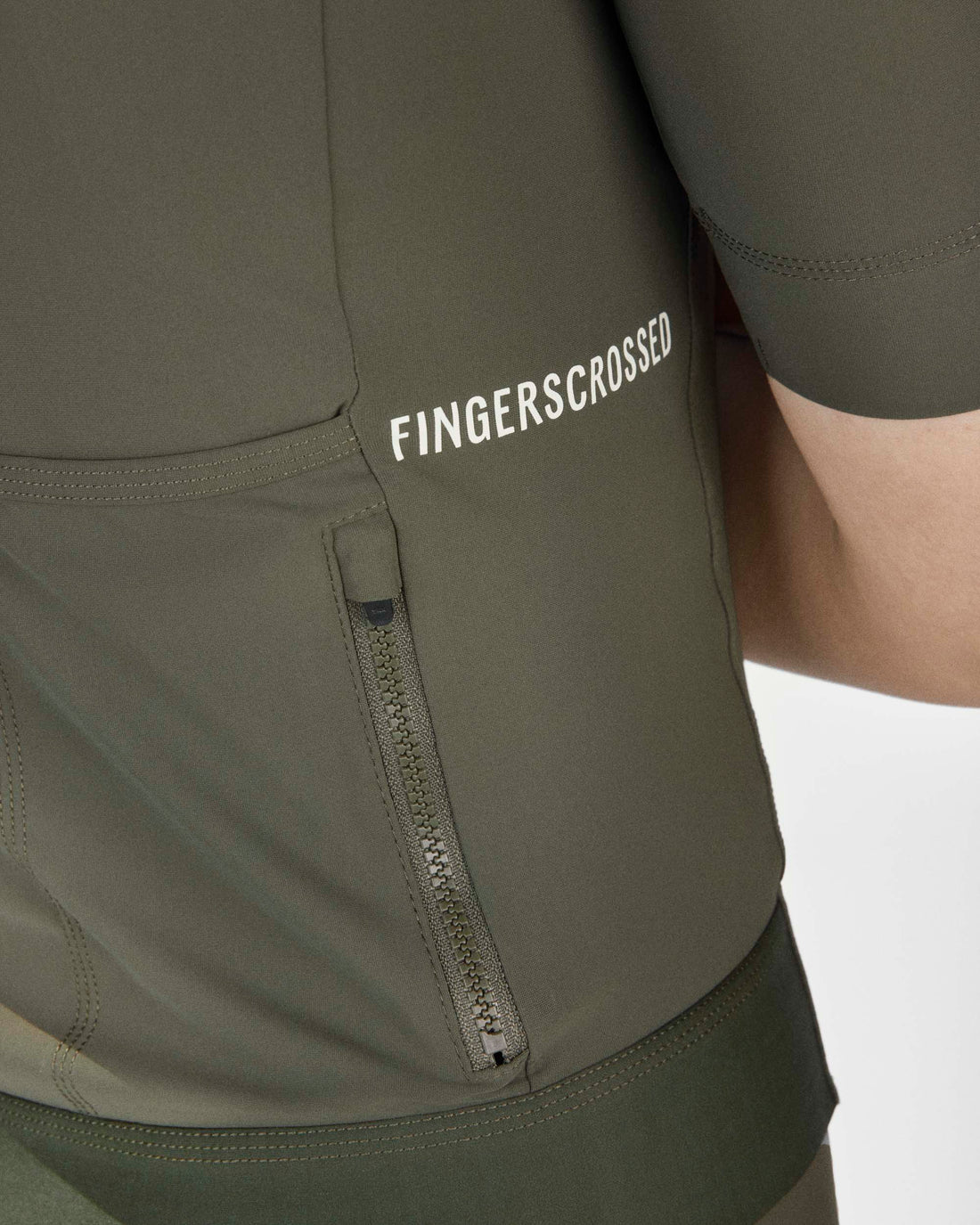 Fingercrossed Road Jersey Women Radtrikot Olive